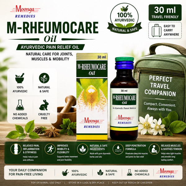 M-RHEUMOCARE Oil – Ayurvedic Joint & Muscle Pain Relief Oil