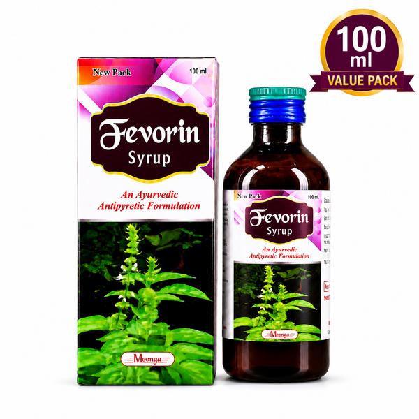 FEVORIN Syrup – Ayurvedic Fever & Immunity Booster (100ml & 200ml)