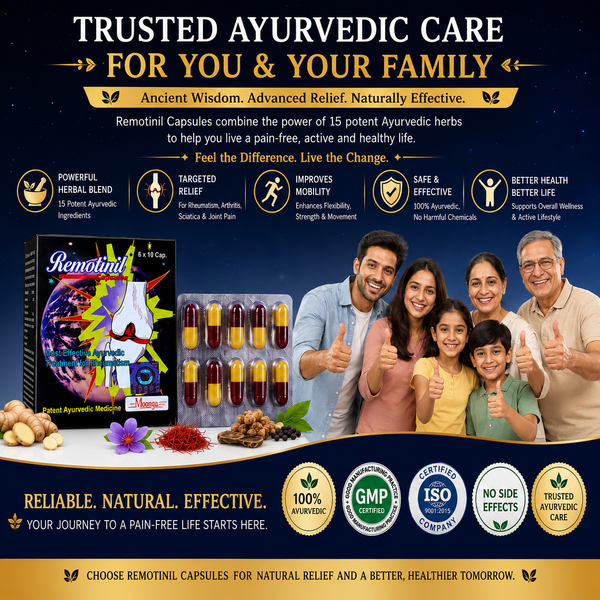 Remotinil Capsules – Ayurvedic Relief for Rheumatism & Joint Pain