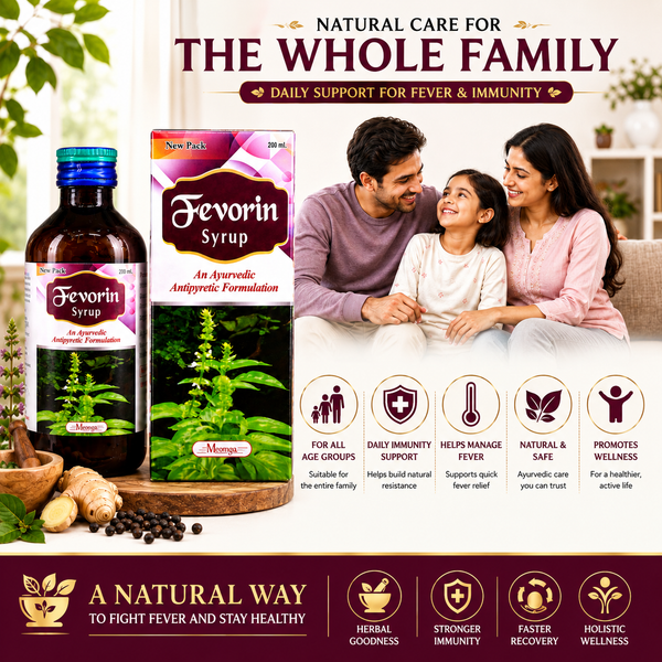 FEVORIN Syrup – Ayurvedic Fever & Immunity Booster (100ml & 200ml)