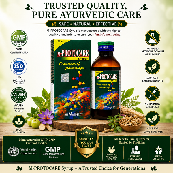 M-PROTOCARE Syrup – Ayurvedic Growth & Immunity Booster (200ml)
