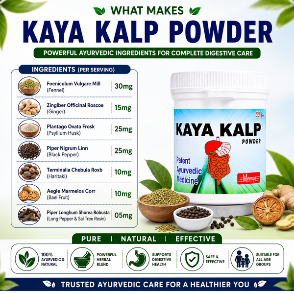 KAYA KALP Powder – Ayurvedic Digestive & Detox Formula (50gm)