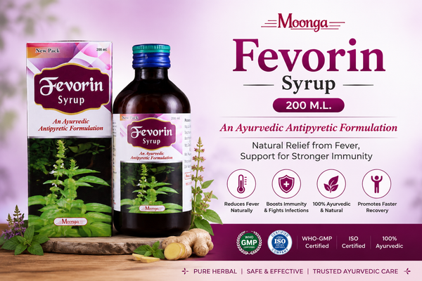FEVORIN Syrup – Ayurvedic Fever & Immunity Booster (100ml & 200ml)