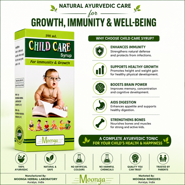 CHILD CARE Syrup – Ayurvedic Immunity & Growth Booster (100ml)