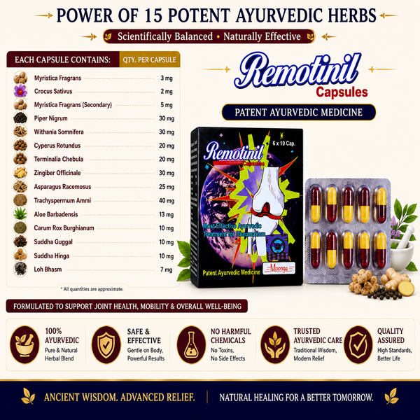 Remotinil Capsules – Ayurvedic Relief for Rheumatism & Joint Pain