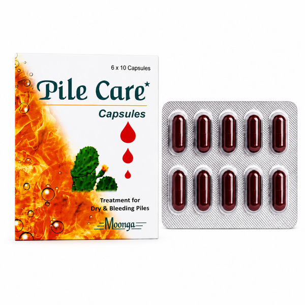 Pile Care Capsules – Ayurvedic Treatment for Dry & Bleeding Piles