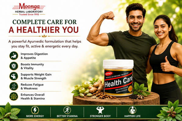 Health Care Capsules – Ayurvedic Herbal Supplement for Body Fitness (60 Capsules Pack)