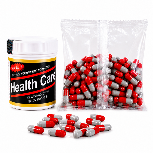 Health Care Capsules – Ayurvedic Fitness & Wellness Supplement, Loose Pack (60 Capsules)