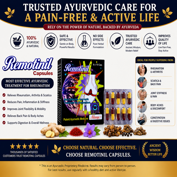 Remotinil Capsules – Ayurvedic Relief for Rheumatism & Joint Pain