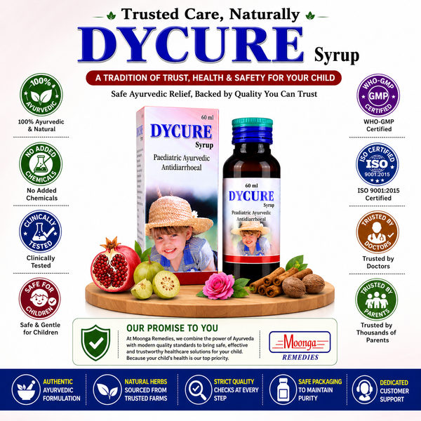 Dycure Syrup – Pediatric Antidiarrheal Formula(60ml)
