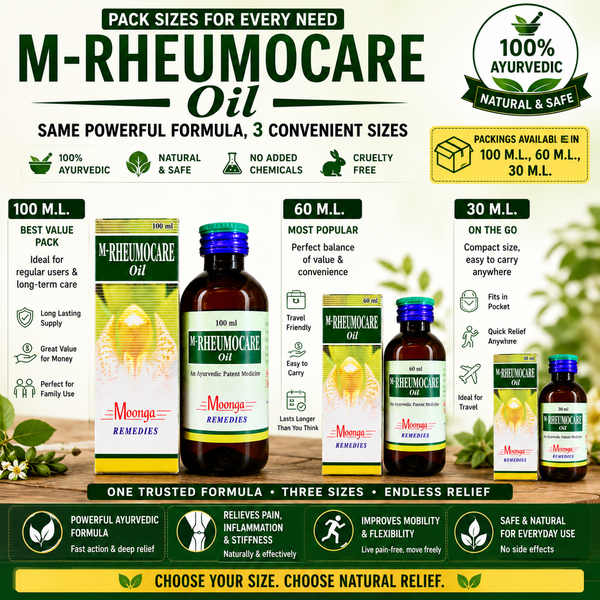 M-RHEUMOCARE Oil – Ayurvedic Joint & Muscle Pain Relief Oil