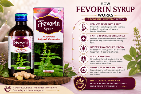 FEVORIN Syrup – Ayurvedic Fever & Immunity Booster (100ml & 200ml)
