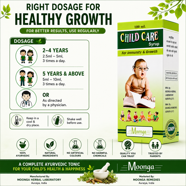 CHILD CARE Syrup – Ayurvedic Immunity & Growth Booster (100ml)