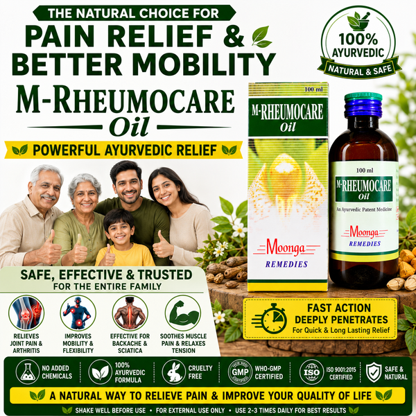 M-RHEUMOCARE Oil – Ayurvedic Joint & Muscle Pain Relief Oil