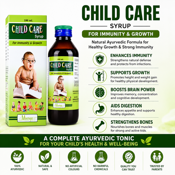 CHILD CARE Syrup – Ayurvedic Immunity & Growth Booster (100ml)