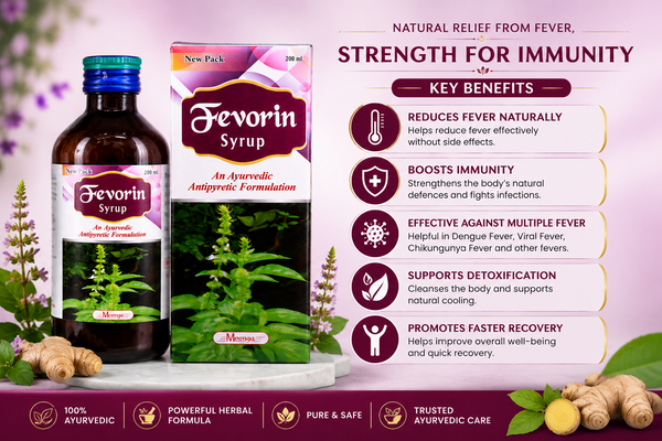 FEVORIN Syrup – Ayurvedic Fever & Immunity Booster (100ml & 200ml)