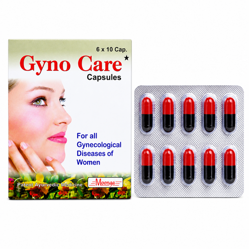 Gyno Care Capsules – Ayurvedic Support for Women's Reproductive Health (60 Capsules)