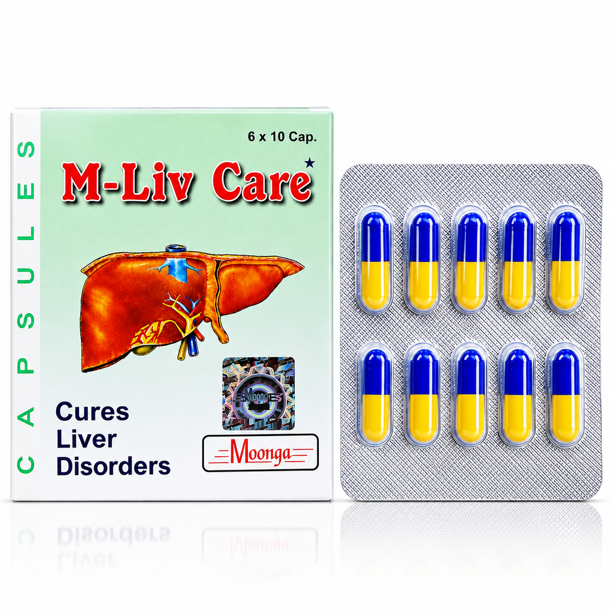 M-Liv Care Capsules – Ayurvedic Liver Support & Detox (60 Capsules)