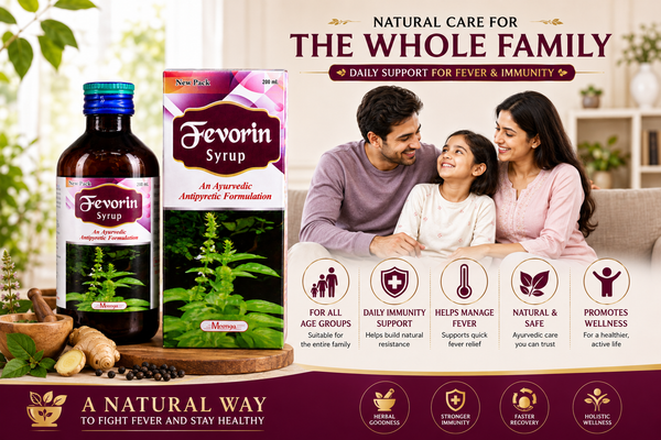 FEVORIN Syrup – Ayurvedic Fever & Immunity Booster (100ml & 200ml)