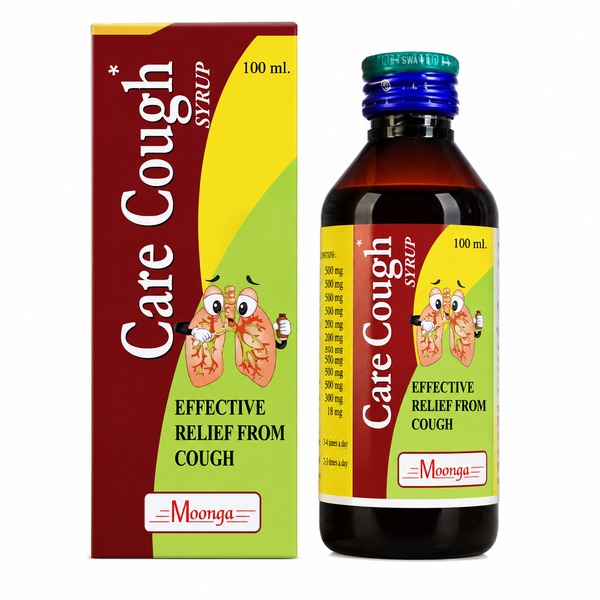 CARE COUGH Syrup – Ayurvedic Cough & Cold Relief (100ml)