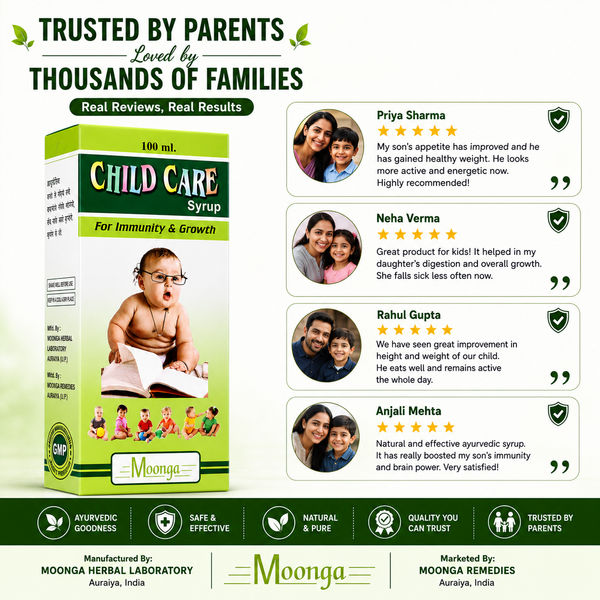 CHILD CARE Syrup – Ayurvedic Immunity & Growth Booster (100ml)