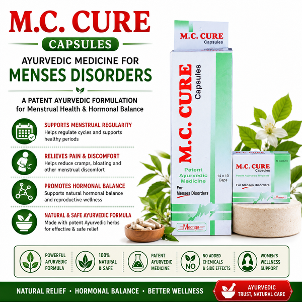 M.C. CURE Capsules – Ayurvedic Medicine for Menses Disorders