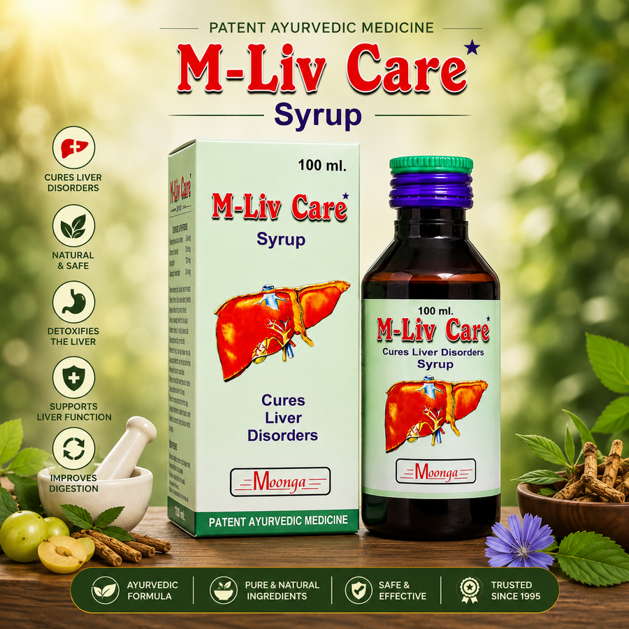 M-Liv Care Syrup – Ayurvedic Liver Tonic for Digestion & Detox (100ml & 200ml)