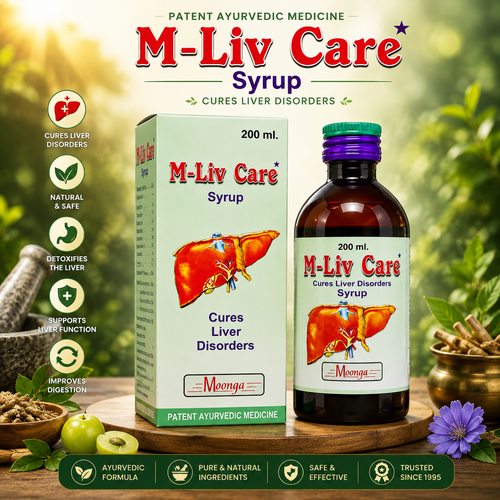 M-Liv Care Syrup – Ayurvedic Liver Tonic for Digestion & Detox (100ml & 200ml)