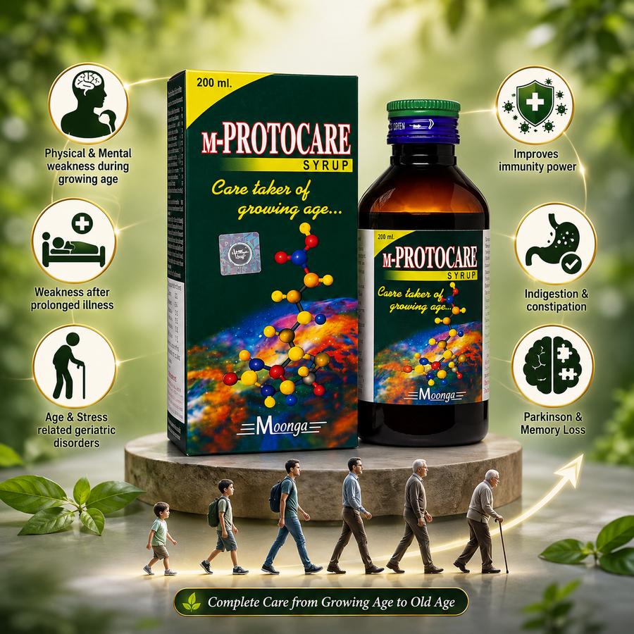 M-PROTOCARE Syrup – Ayurvedic Growth & Immunity Booster (200ml)